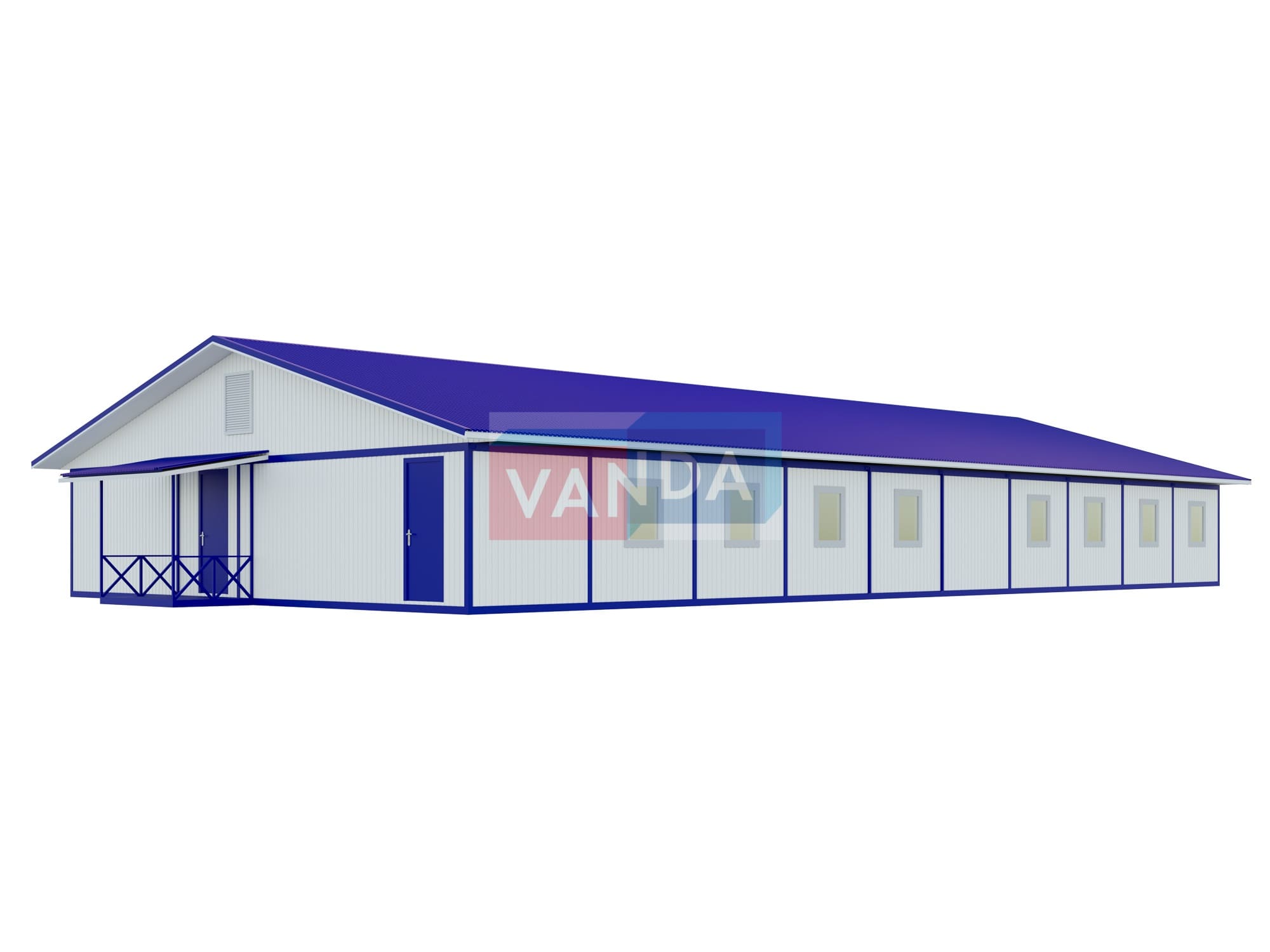 Проект офисного здания 12x24 ЛДСП